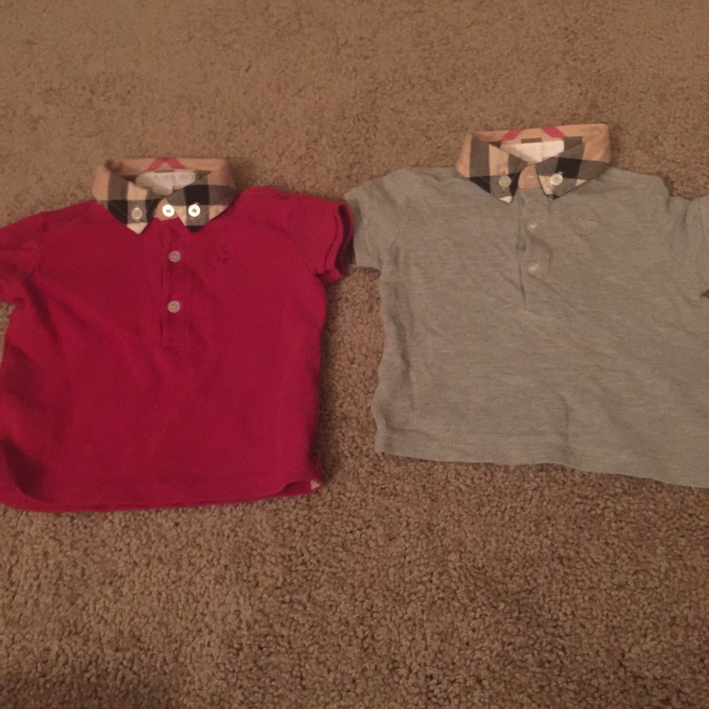 6 month 6m Burberry polo